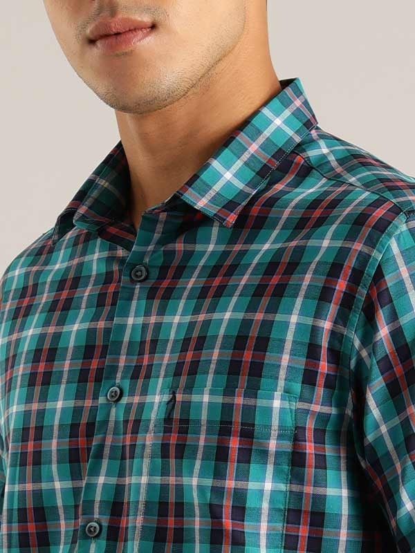 Indian Terrain Men Checkered Multicolor Shirt